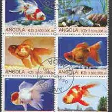 Sellos: ANGOLA 2000 SHEET USED MNH FAUNA MARINA FISHES PECES POISSONS PESCI FISCHEN PEIXES MARINE LIFE. Lote 361630065
