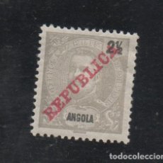 Sellos: FILA 1911 ANGOLA AF-88 YVERT 88 D.CARLOS I S/REPÚBLICA NUEVO (*)