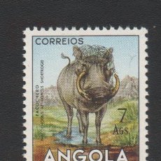 Sellos: FILA 1953 ANGOLA AF-370 YVERT 372 ANIMAIS DE ANGOLA NUEVO (**)