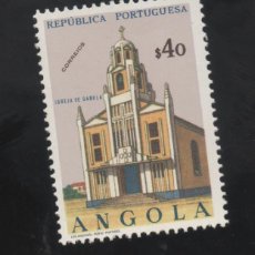 Sellos: FILA 1963 ANGOLA AF-483 YVERT 494 IGREJAS DE ANGOLA NUEVO (*)
