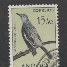 Sellos: FILA 1951 ANGOLA AF-344 YVERT 346 AVES DE ANGOLA USADO (O)