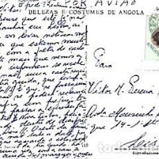 Sellos: ANGOLA & MARCOFILIA, PORTUGAL ULTRAMAR, VISTA DE UNA SANZALA, LISBOA 1971 (518)