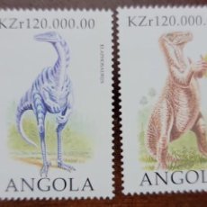 Sellos: P) 1998 ANGOLA, PREHISTORIC ANIMAL , DIFFERENT SPECIES, COMPLETE SERIES, MNH