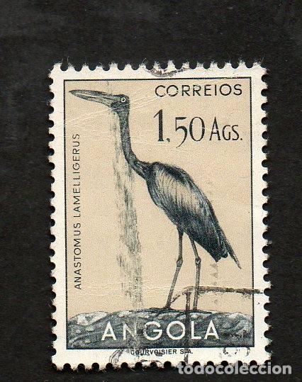 Sellos: FILA 1951 ANGOLA AF-332 YVERT 334 AVES ANGOLA CIRCULADO