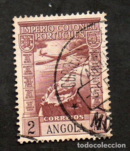 Sellos: FILA 1938 ANGOLA AF-5 YVERT-5 CORREIO AEREO IMP&Eacute;RIO COLONIAL PORTUGU&Ecirc;S CIRCULADO