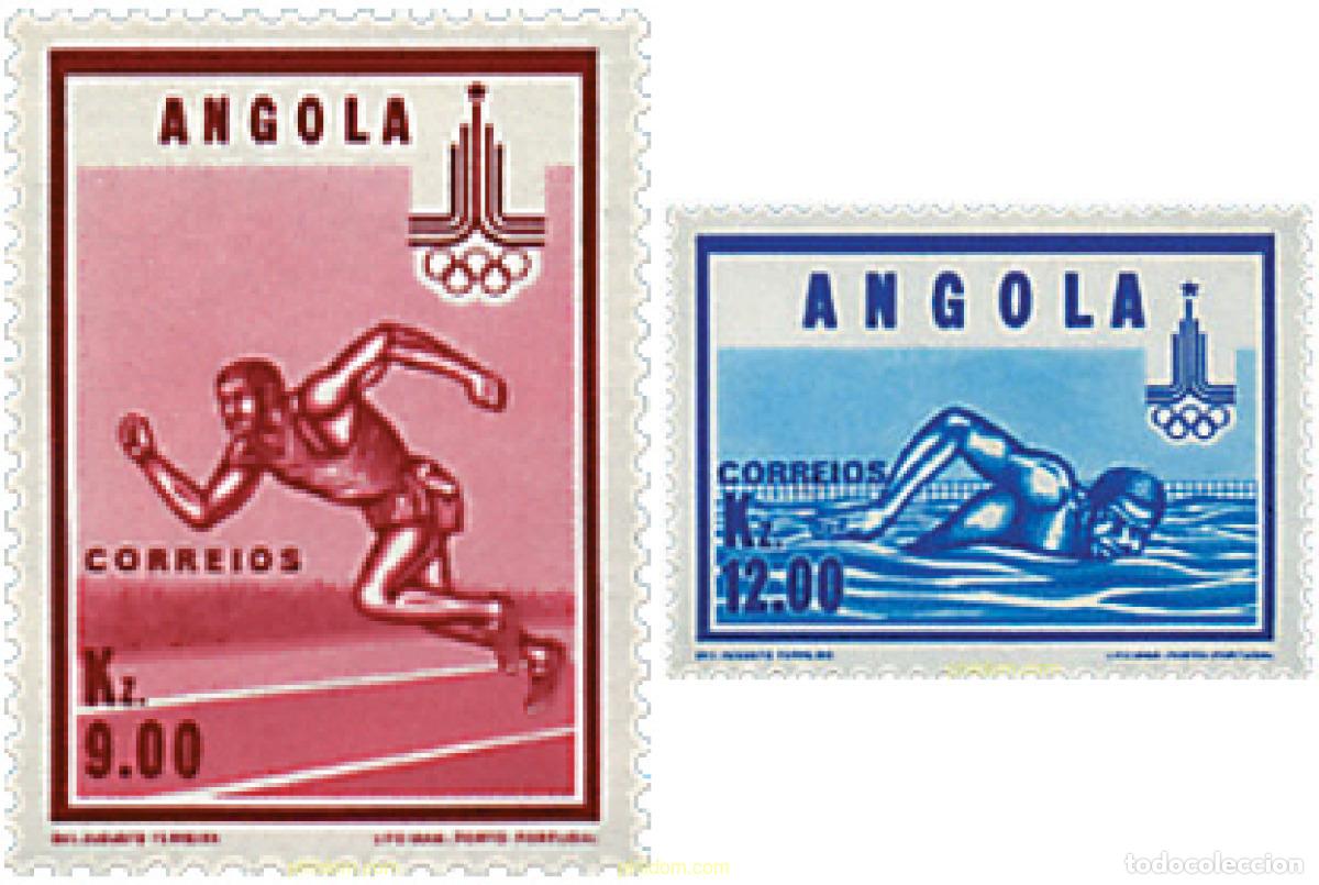 Stamps: 72540 MNH ANGOLA 1980 22 JUEGOS OLIMPICOS VERANO MOSCU 1980