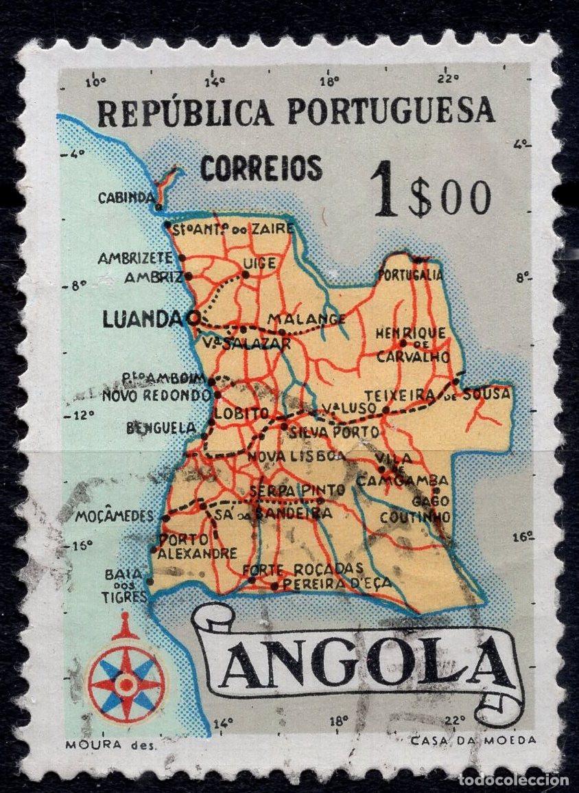 Sellos: ANGOLA 1955, MICHEL AO 395