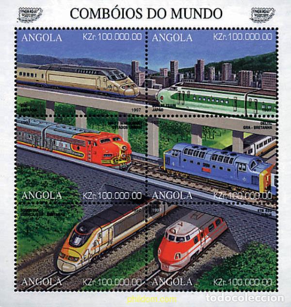 Sellos: 57163 MNH ANGOLA 1997 PACIFIC 97. EXPOSICION FILATELICA INTERNACIONAL