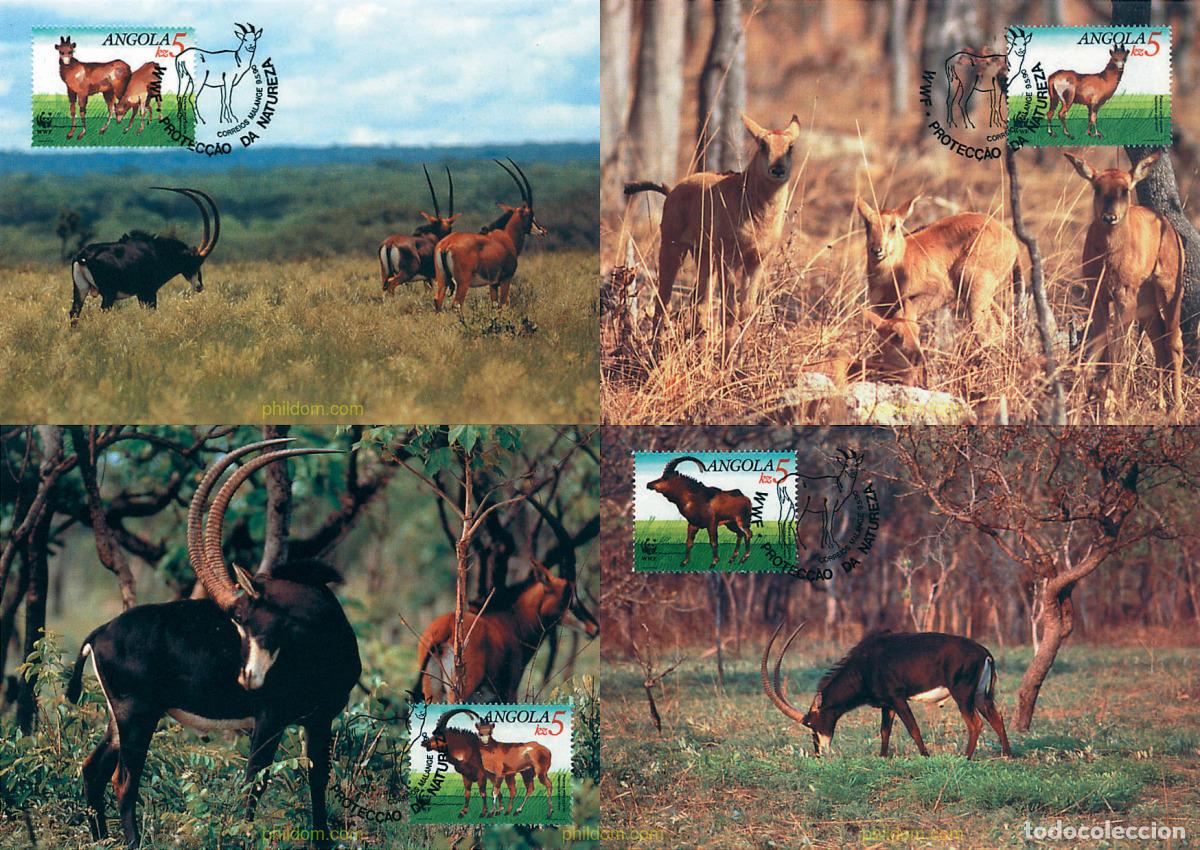 Sellos: 7355 MNH ANGOLA 1990 ANTILOPE SABLE