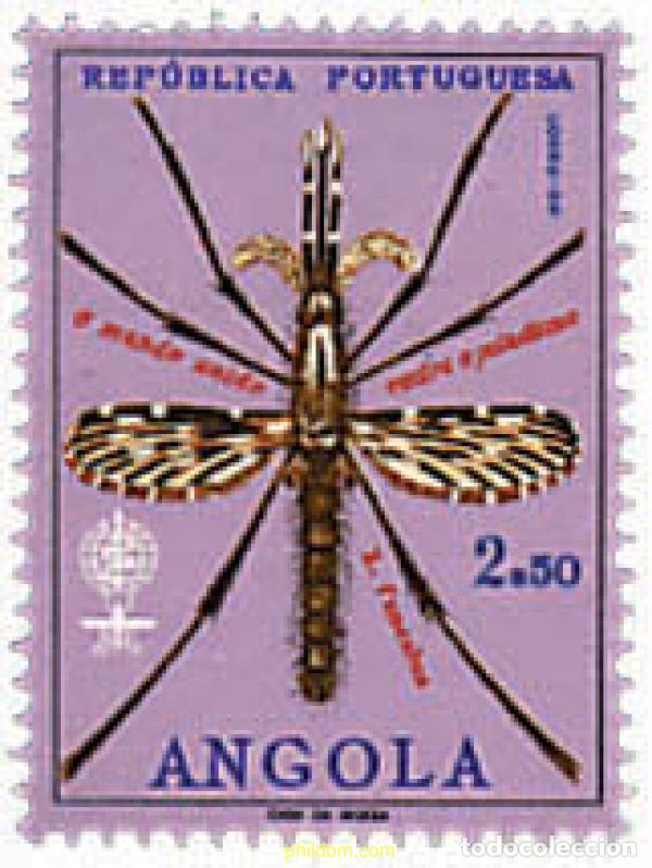Sellos: 72528 MNH ANGOLA 1962 MOSQUITOS