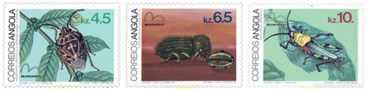 Sellos: 72547 MNH ANGOLA 1983 INSECTOS