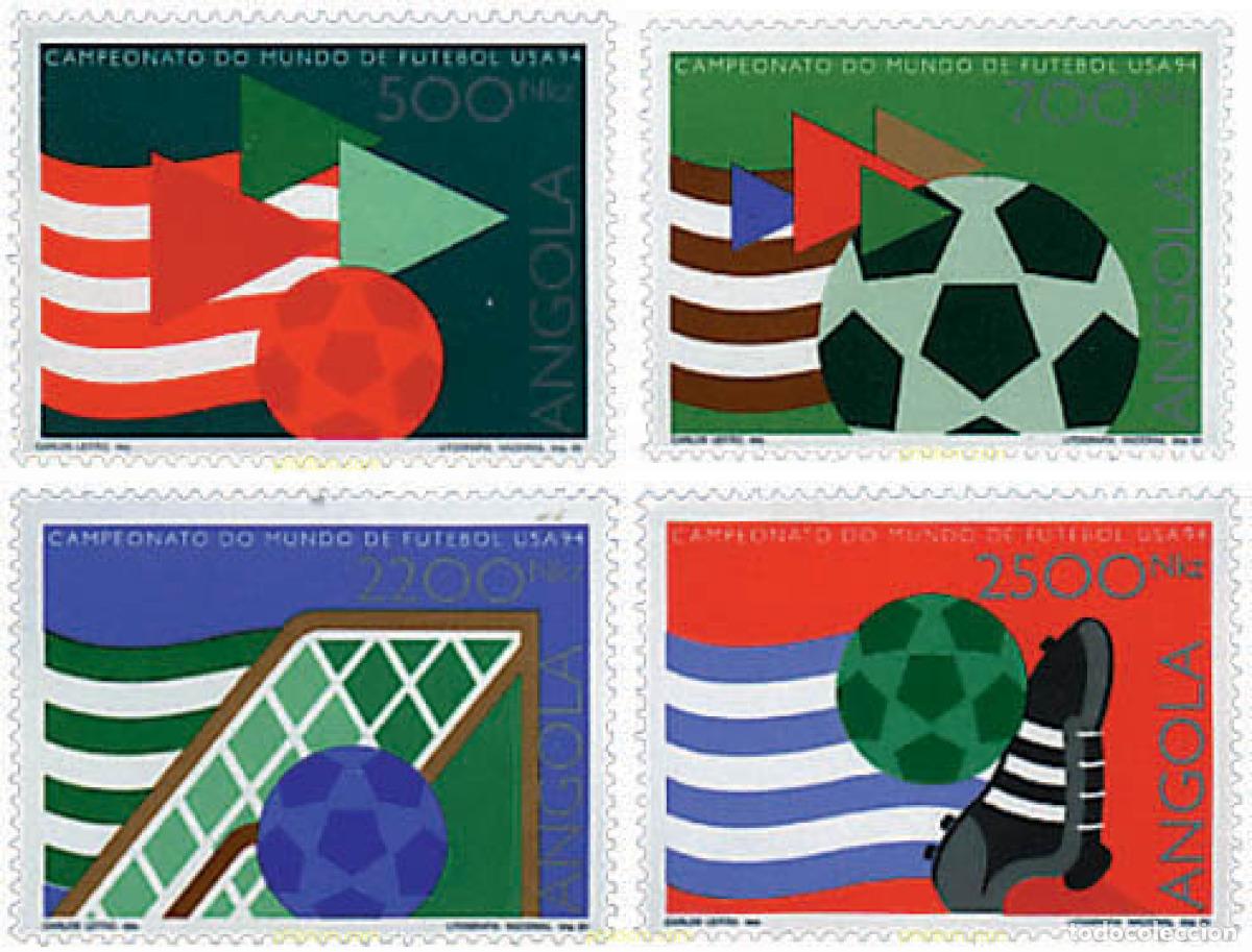 Sellos: 72580 MNH ANGOLA 1994 COPA DEL MUNDO DE FUTBOL. USA-94