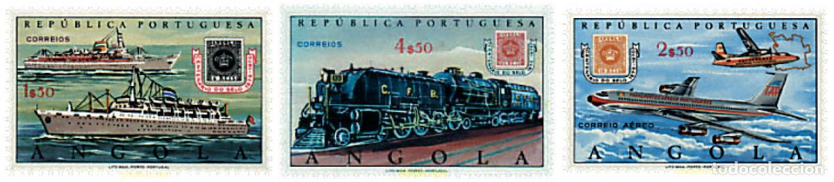 Sellos: 61306 MNH ANGOLA 1970 CENTENARIO DEL SELLO