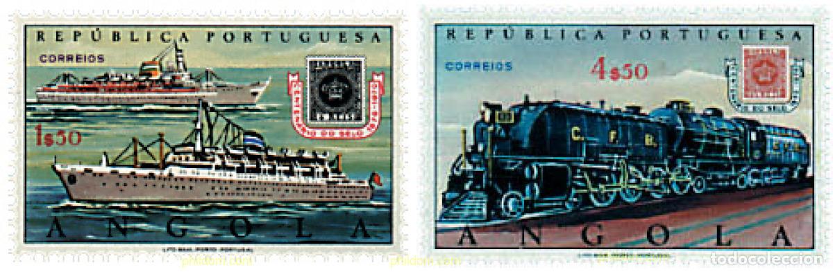 Sellos: 618476 MNH ANGOLA 1970 CENTENARIO DEL SELLO