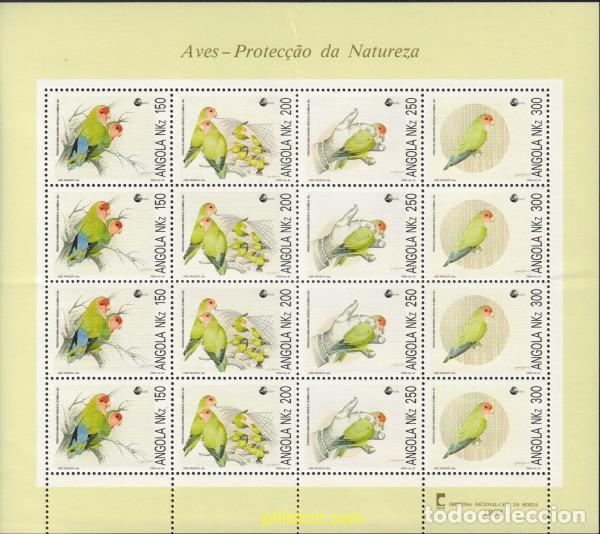 Sellos: 158415 MNH ANGOLA 1992 AVES