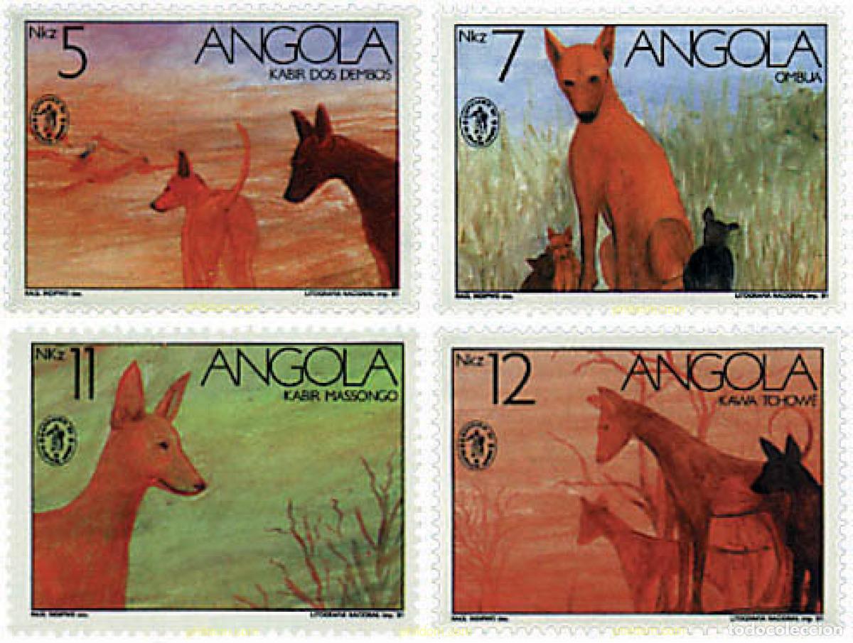 Sellos: 47696 MNH ANGOLA 1991 PERROS DE ANGOLA