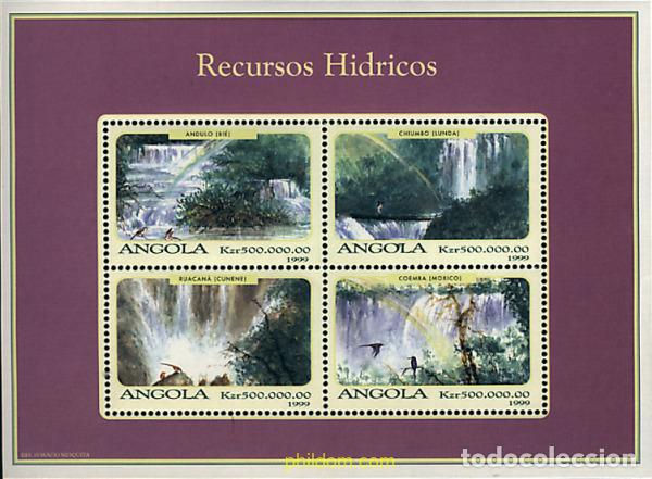 Sellos: 181615 MNH ANGOLA 1999 RECURSOS HIDRAULICOS