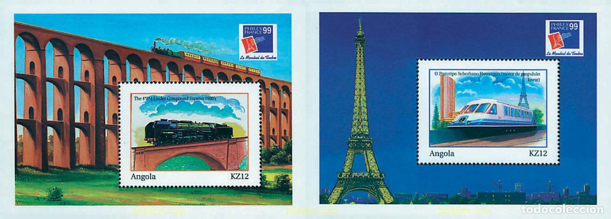 Sellos: 71933 MNH ANGOLA 2000 PHILEXFRANCE 99. EXPOSICION FILATELICA INTERNACIONAL