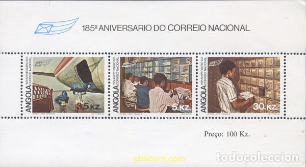 Sellos: 152522 MNH ANGOLA 1983 185 ANIVERSARIO DEL CORREO DE ANGOLA