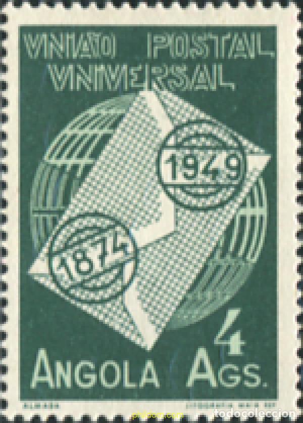 Sellos: 716272 MNH ANGOLA 1949 75 ANIVERSARIO DE LA UNION POSTAL UNIVERSAL