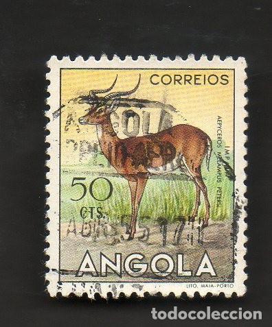 Sellos: FILA 1953 ANGOLA AF-360 YVERT 362 ANIMAIS DE ANGOLA USADO (O)