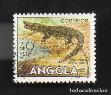 Sellos: FILA 1953 ANGOLA AF-359 YVERT 361 ANIMAIS DE ANGOLA USADO (O)