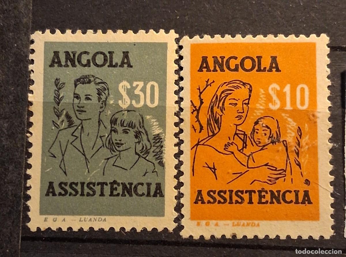 Sellos: ANGOLA, 1959, CAT.YT.411/412.