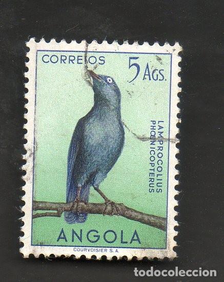 Sellos: FILA 1951 ANGOLA AF-339 YVERT 341 AVES ANGOLA CIRCULADO