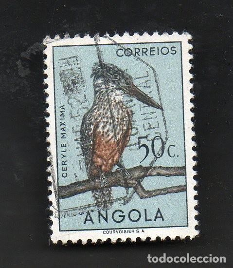 Sellos: FILA 1951 ANGOLA AF-330YVERT 332 AVES ANGOLA CIRCULADO
