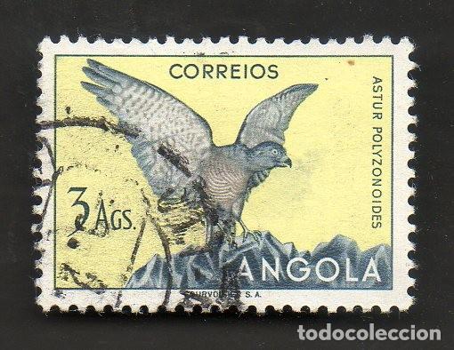 Sellos: FILA 1951 ANGOLA AF-335 YVERT 337 AVES DE ANGOLA USADO (O)