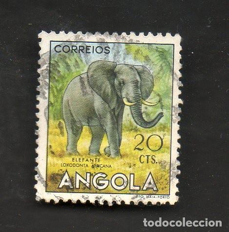Sellos: FILA 1953 ANGOLA AF-357 YVERT 359 ANIMAIS DE ANGOLA USADO (O)