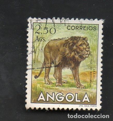 Sellos: FILA 1953 ANGOLA AF-365 YVERT 367 ANIMAIS DE ANGOLA CIRCULADO