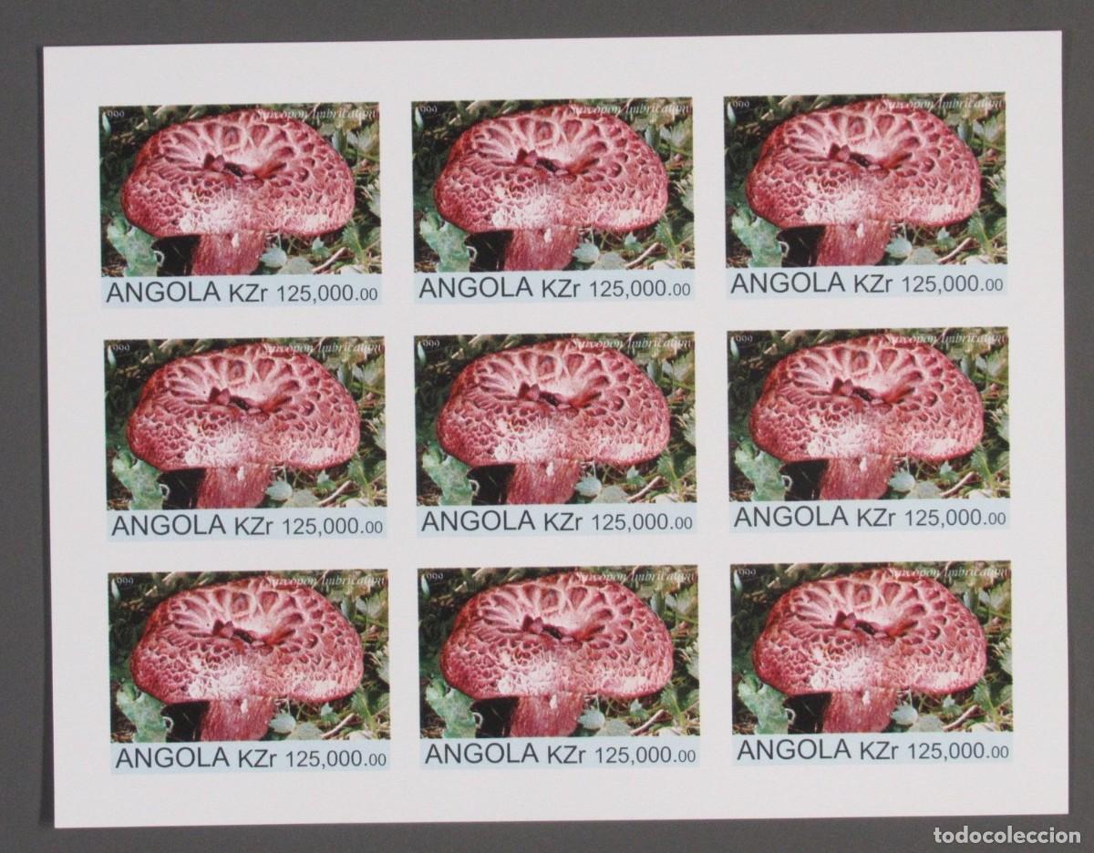Sellos: ANGOLA 1999 SHEET MNH IMPERF MUSHROOMS CHAMPIGNONS SETAS PILZE FUNGHI COGUMELOS
