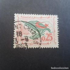 Sellos: ARGELIA,COLONIA FRANCESA,1963,BANDERA,FUSIL,RAMA DE OLIVO,SCOTT 298,YVERT 371,ORÁN,(LOTE AG)