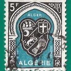 Sellos: ARGELIA. 1947. ESCUDO DE ARGEL. Lote 236490690