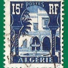 Sellos: ARGELIA. 1954. PATIO DEL MUSEO BARDO. Lote 236494680