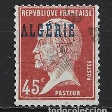 Sellos: ALGERIA (FRANCÉS ) 1924/26 - PARTEUR - A10