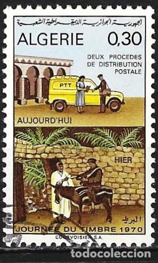 Sellos: Argelia 1970 - Mi 543 - YT 509 - D&iacute;a del Sello : Carteros