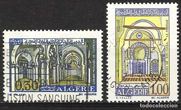 Sellos: Argelia 1970 - Mi 561 y 562 - YT 528 y 529 - Mezquitas