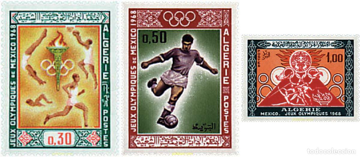 Sellos: 343196 HINGED ARGELIA 1968 19 JUEGOS OLIMPICOS VERANO MEXICO 1968