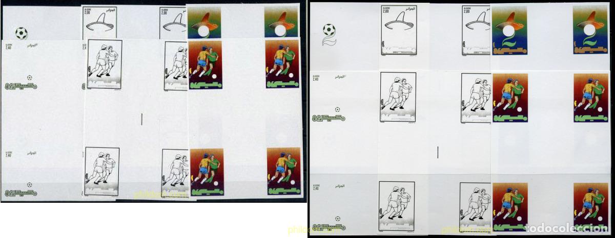 Sellos: 202057 MNH ARGELIA 1986 COPA DEL MUNDO DE FUTBOL. MEXICO-86