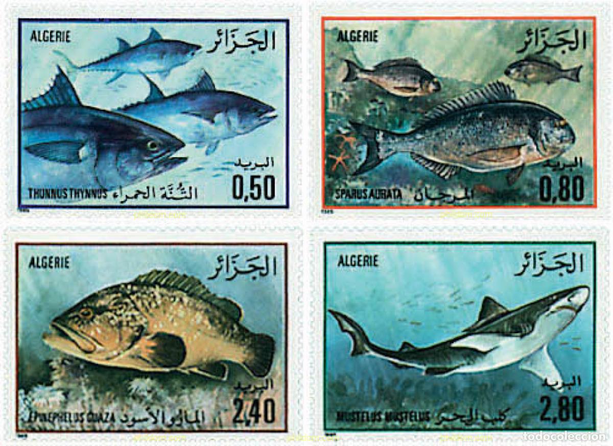 Sellos: 28489 MNH ARGELIA 1985 PECES