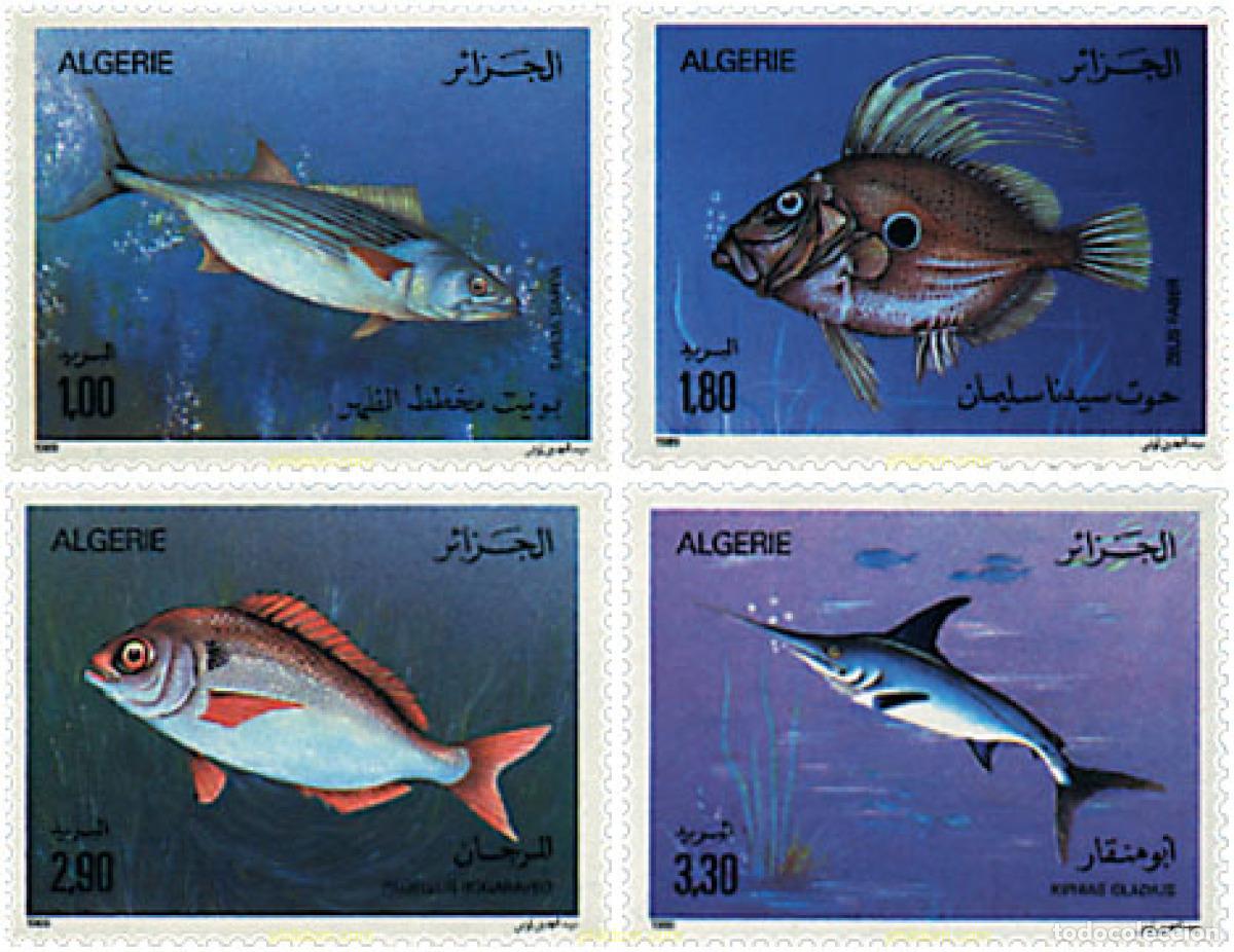 Sellos: 28990 MNH ARGELIA 1989 FAUNA MARINA