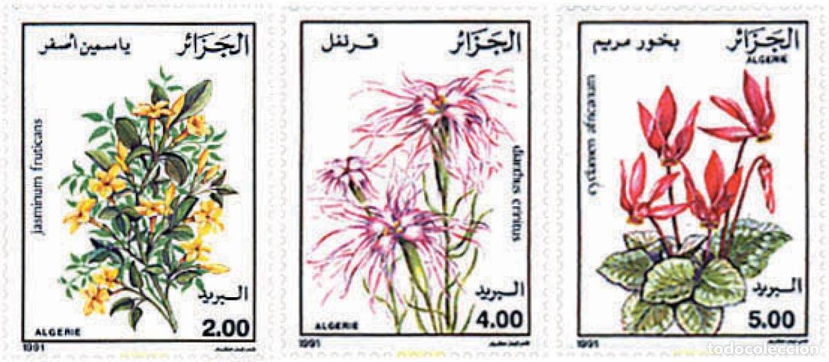 Sellos: 79211 MNH ARGELIA 1991 FLORES