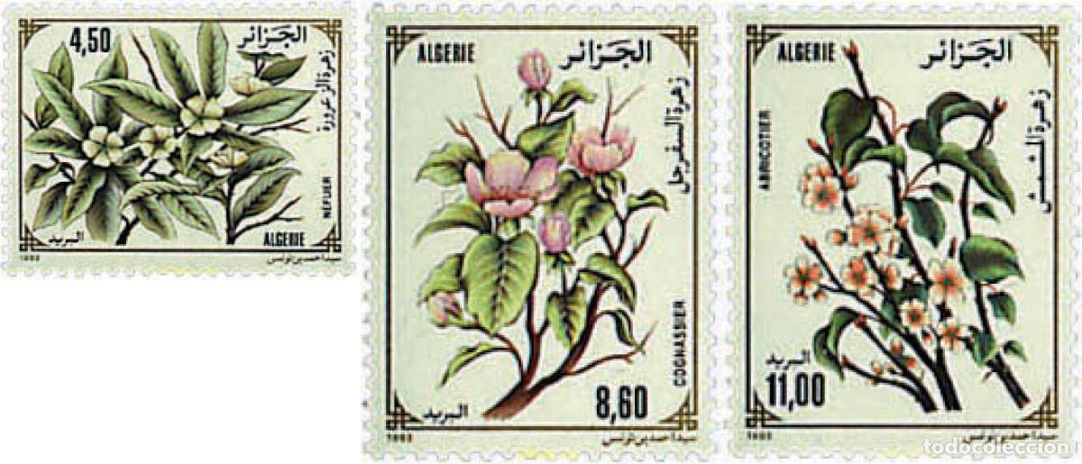 Sellos: 79221 MNH ARGELIA 1993 FLORES DE ARBOLES FRUTALES