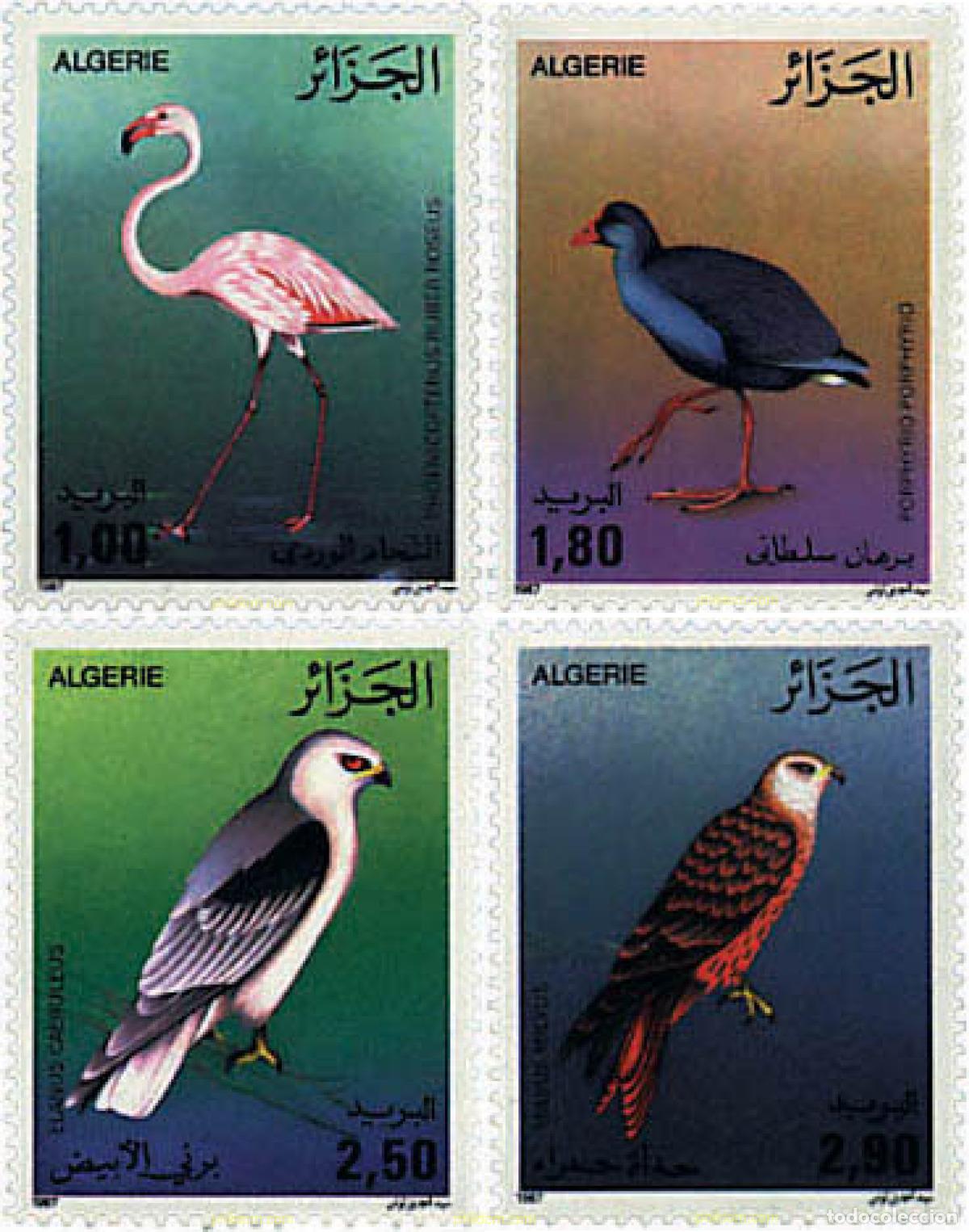 Sellos: 36442 MNH ARGELIA 1987 FAUNA. AVES