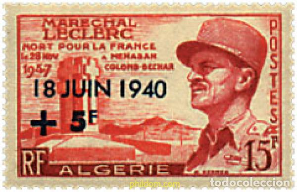 Sellos: 193417 MNH ARGELIA 1957 PERSONAJES DE LEYENDA