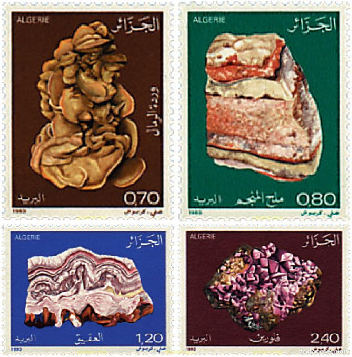 Sellos: 193390 MNH ARGELIA 1983 MINERALES