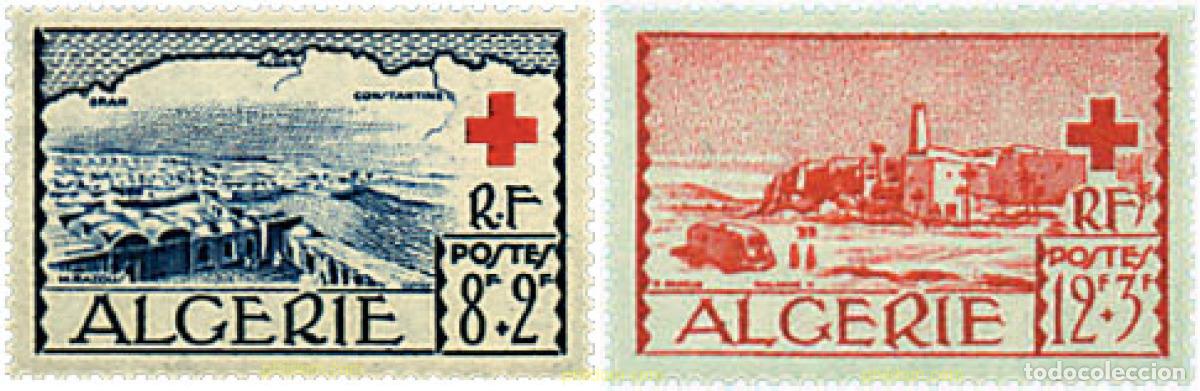 Sellos: 45917 MNH ARGELIA 1952 PRO CRUZ ROJA