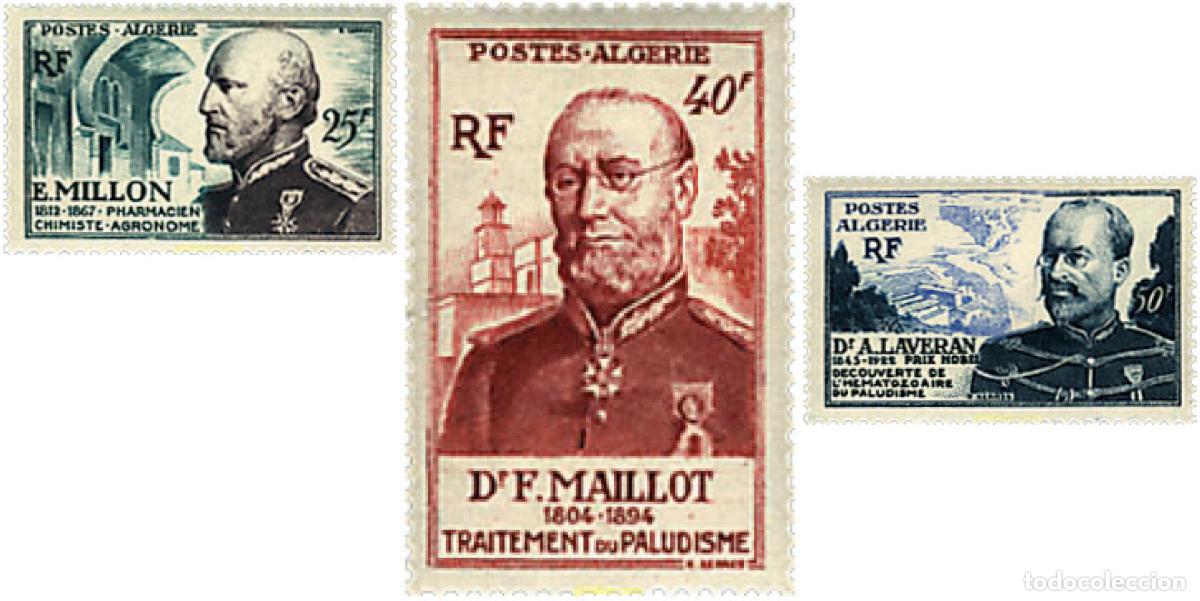 Sellos: 36655 MNH ARGELIA 1953 EN HONOR AL CUERPO DE SANIDAD MILITAR